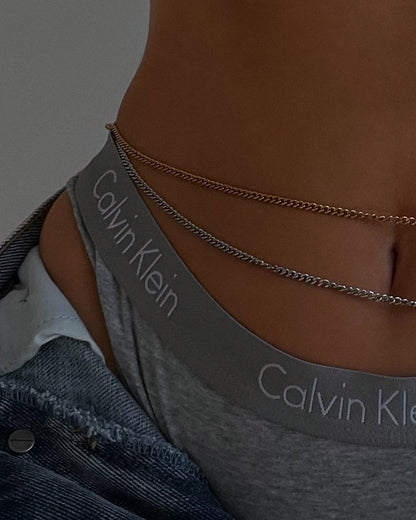 Virgo Energy Belly Chain- Gold