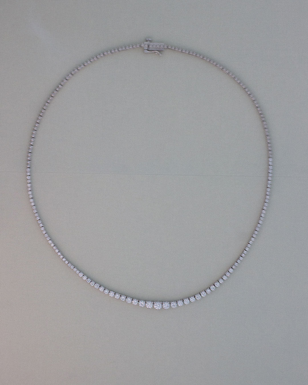 The Graduated Tennis Necklace