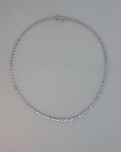 The Graduated Tennis Necklace