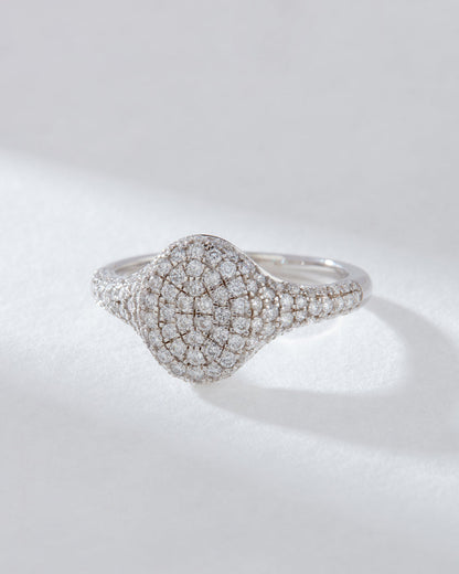 The Perfect Pave Signet Ring