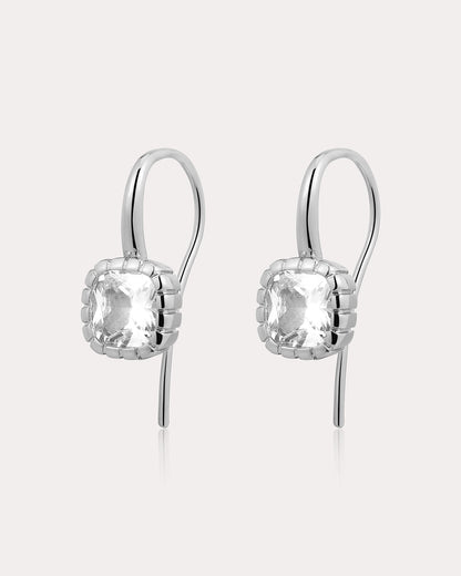 The Classique Cushion Hook Earrings