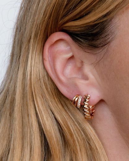 The Multi Piercing Huggies (Gold Ships Late March)