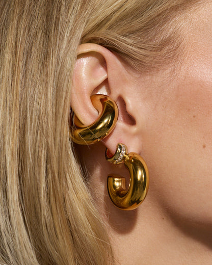 The Noemi Ear Cuff Set- Gold