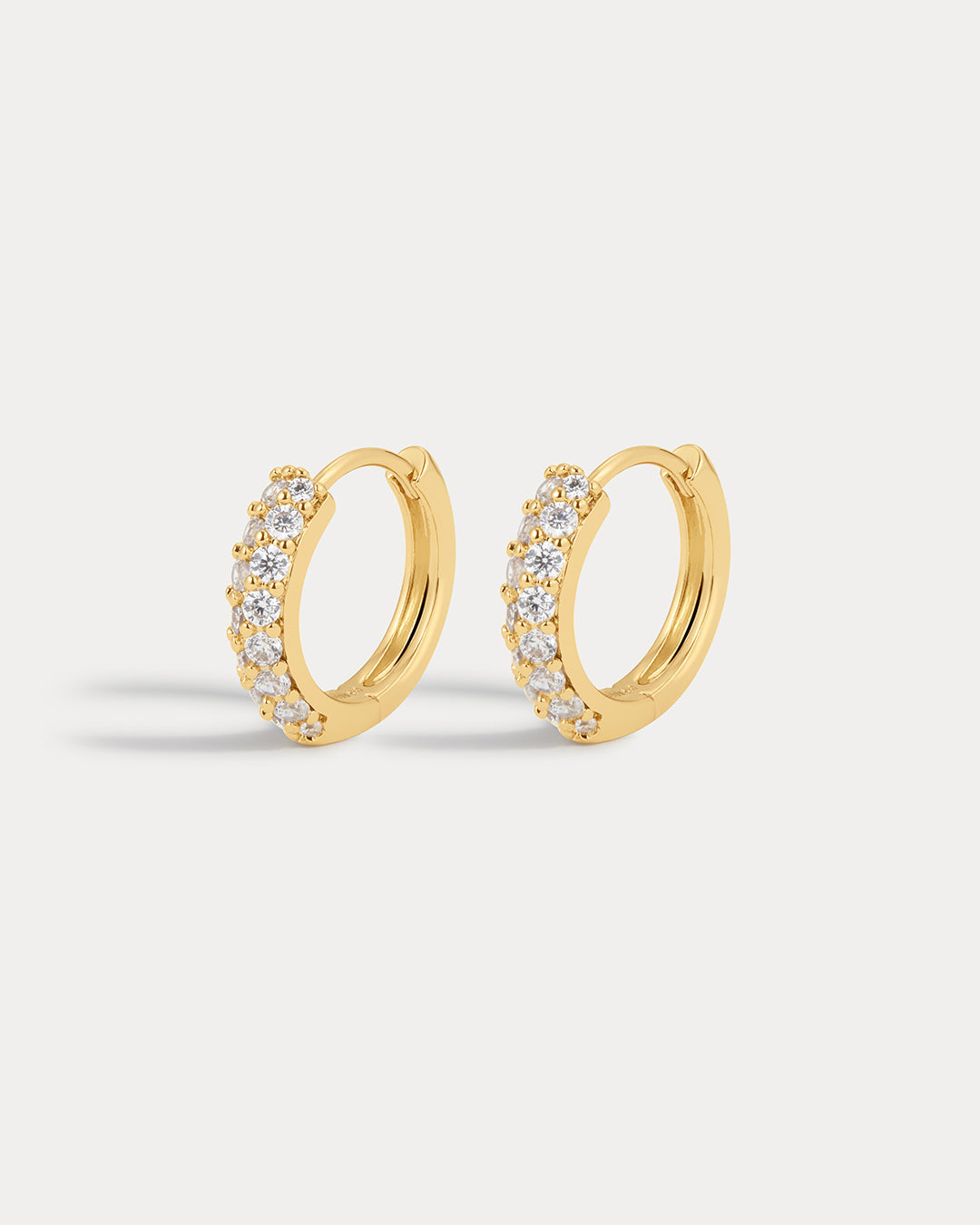 Baby Pave Huggies- Gold