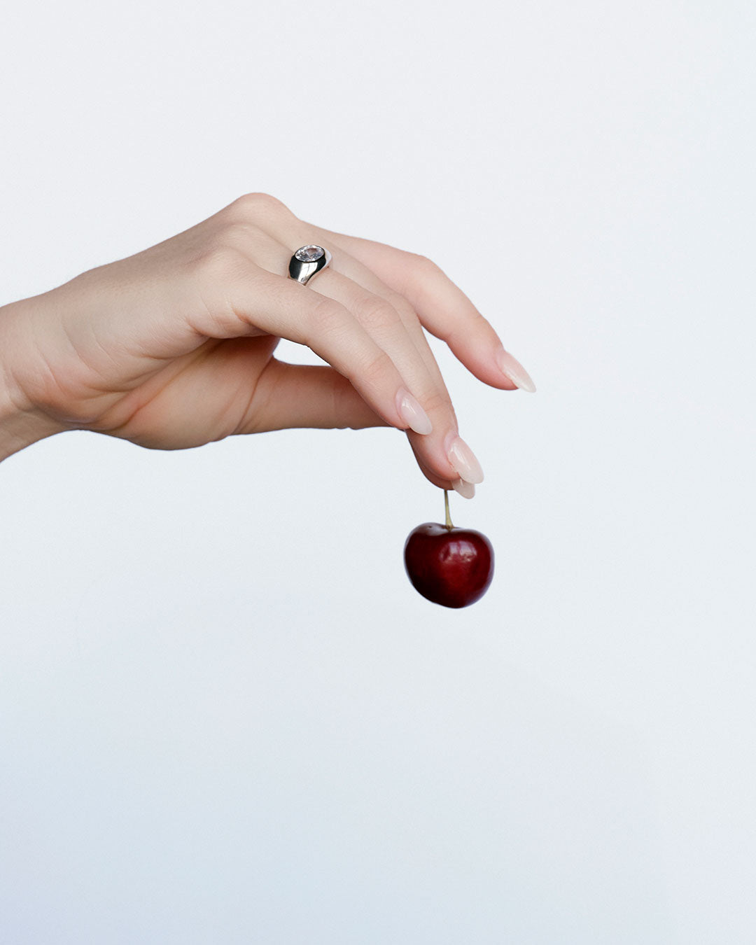 The Oval Orbit Bezel Ring