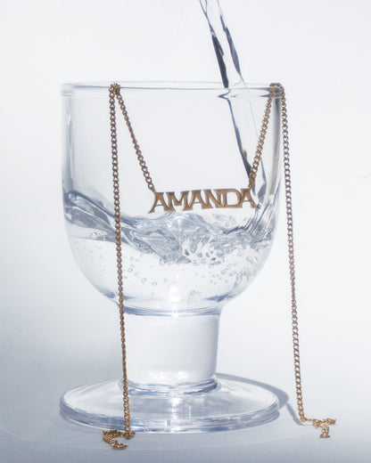 The Nameplate Necklace [Vintage]