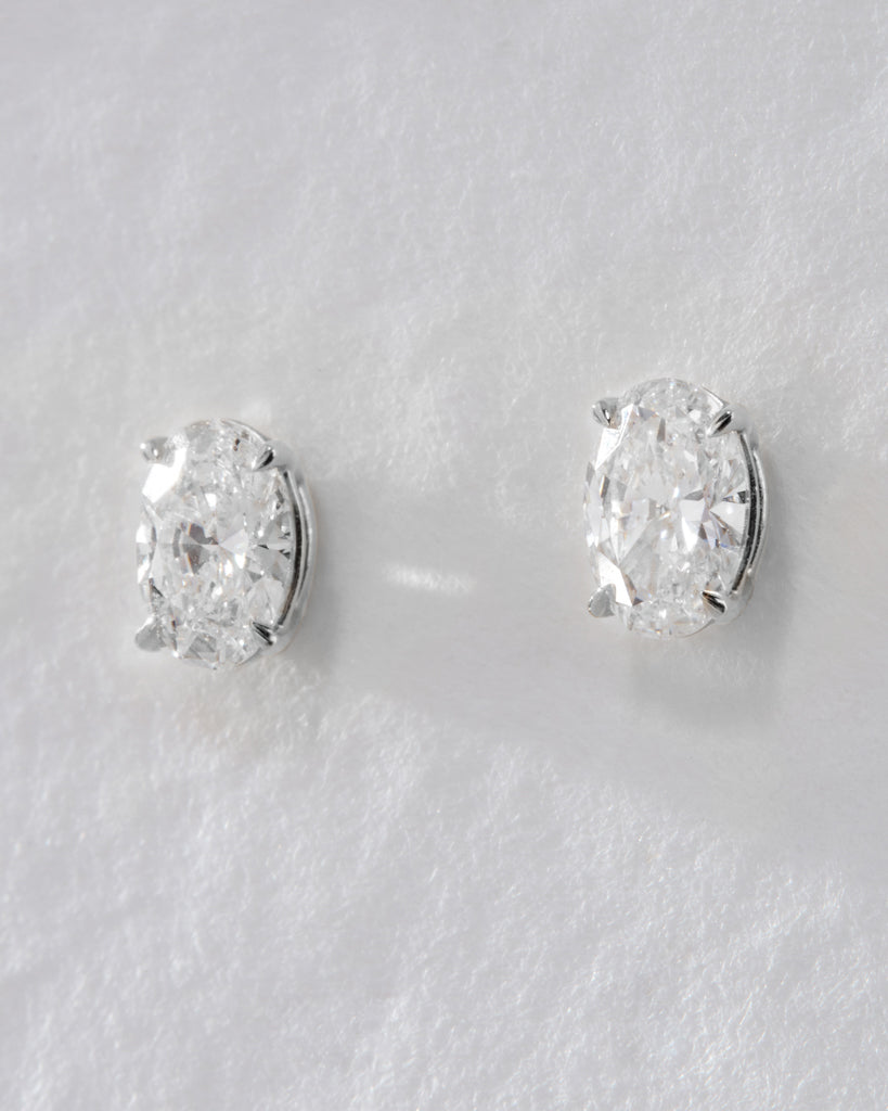 The Ultimate Oval Solitaire Studs