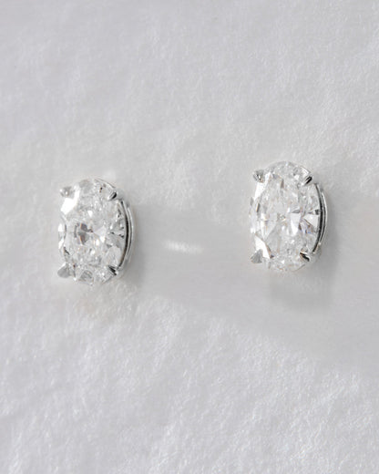 The Ultimate Oval Solitaire Studs