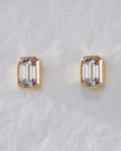 The Bella Bezel Studs