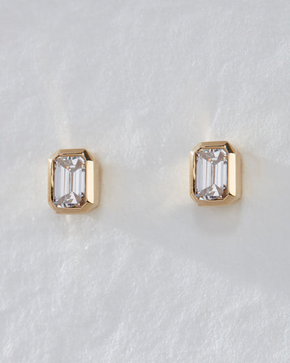 The Bella Bezel Studs