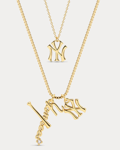 Bijoux MLB Necklace Bundle - Gold