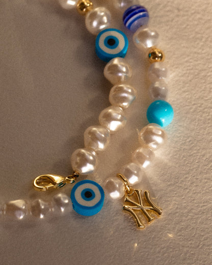 The MLB Pearl Charm Necklace