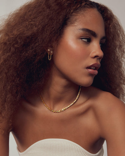 The Green Amethyst Estelle Studs