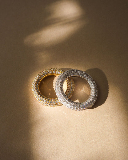 Pave Amalfi Ring- Gold