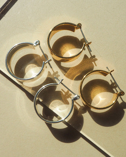 Positano Hoops- Silver (Ships Mid March)