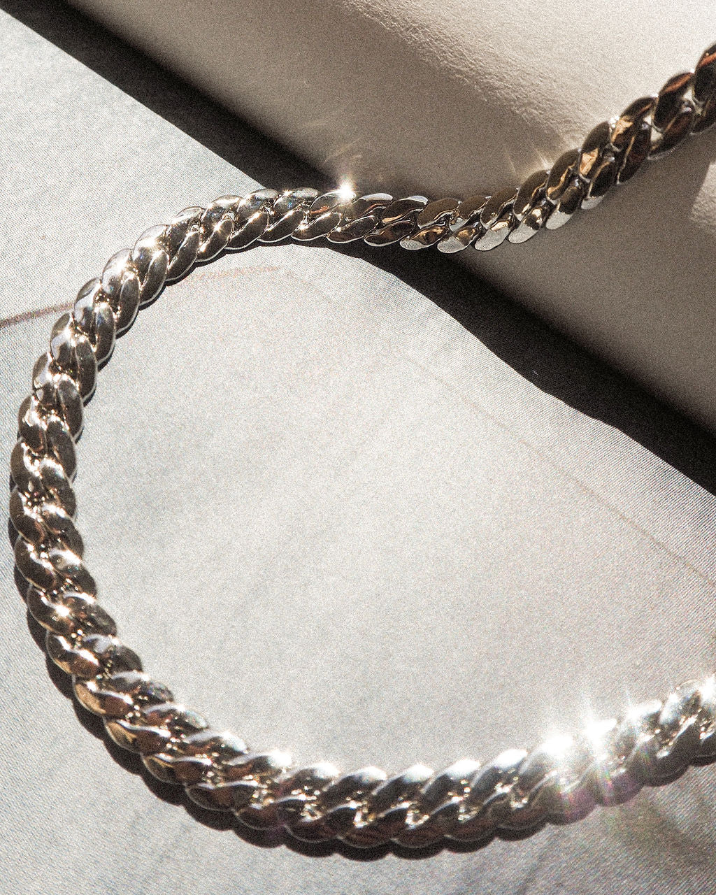 Ferrera Chain Necklace- Silver