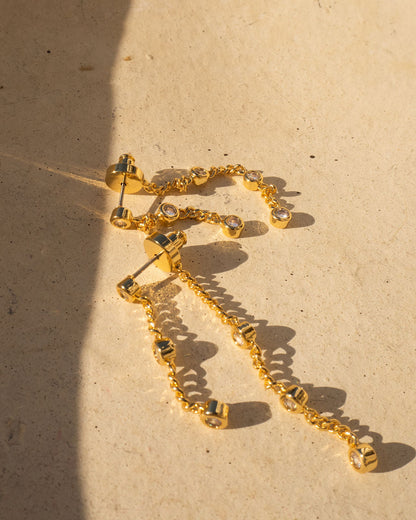 The Estelle Double Chain Studs