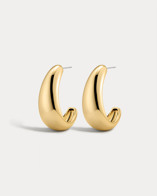 The Chrome Orb Hoops
