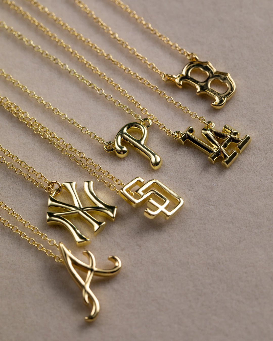 Bijoux MLB Necklace Bundle - Gold