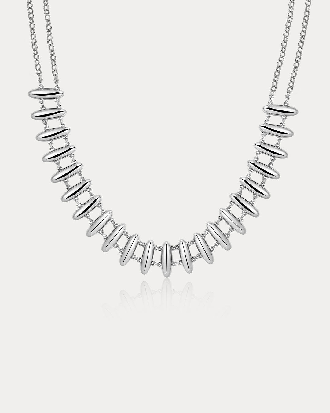 The Milan Bead Stud Necklace