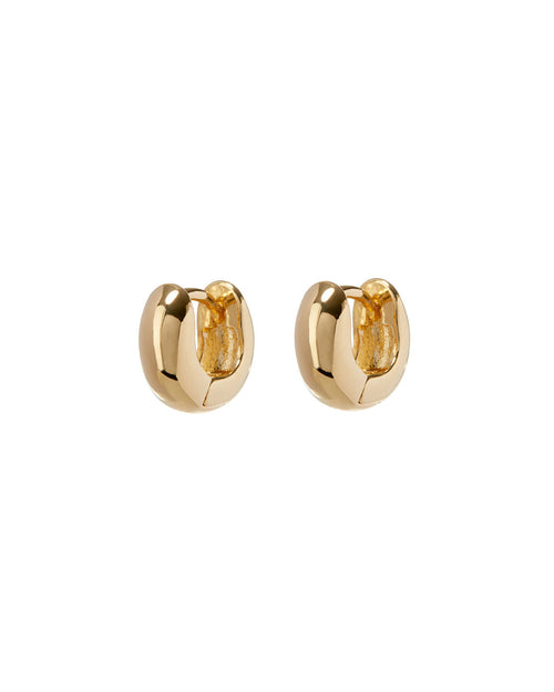 Mini Mirabella Huggies (9mm)- Gold