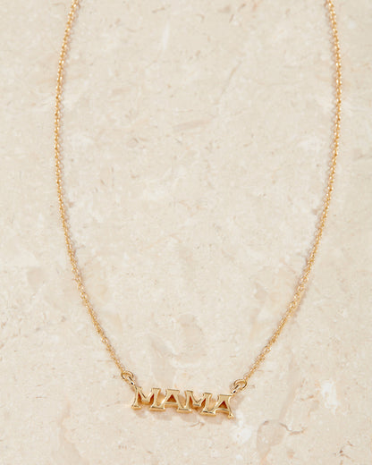 The Mini Nameplate Necklace [Vintage]