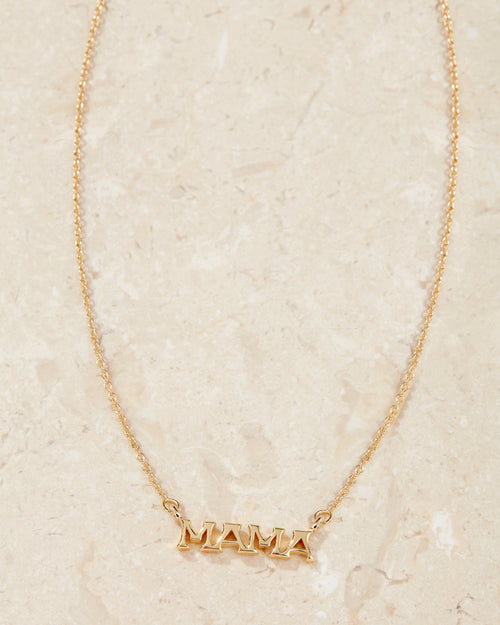 The Mini Nameplate Necklace [Vintage]