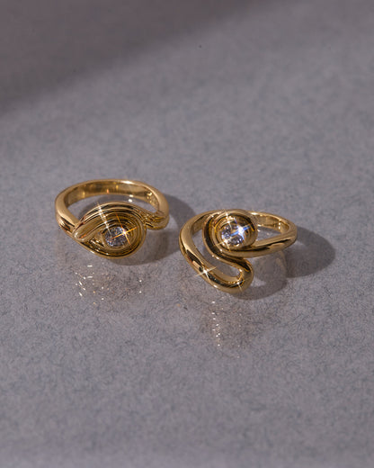 The Wave Ring Set