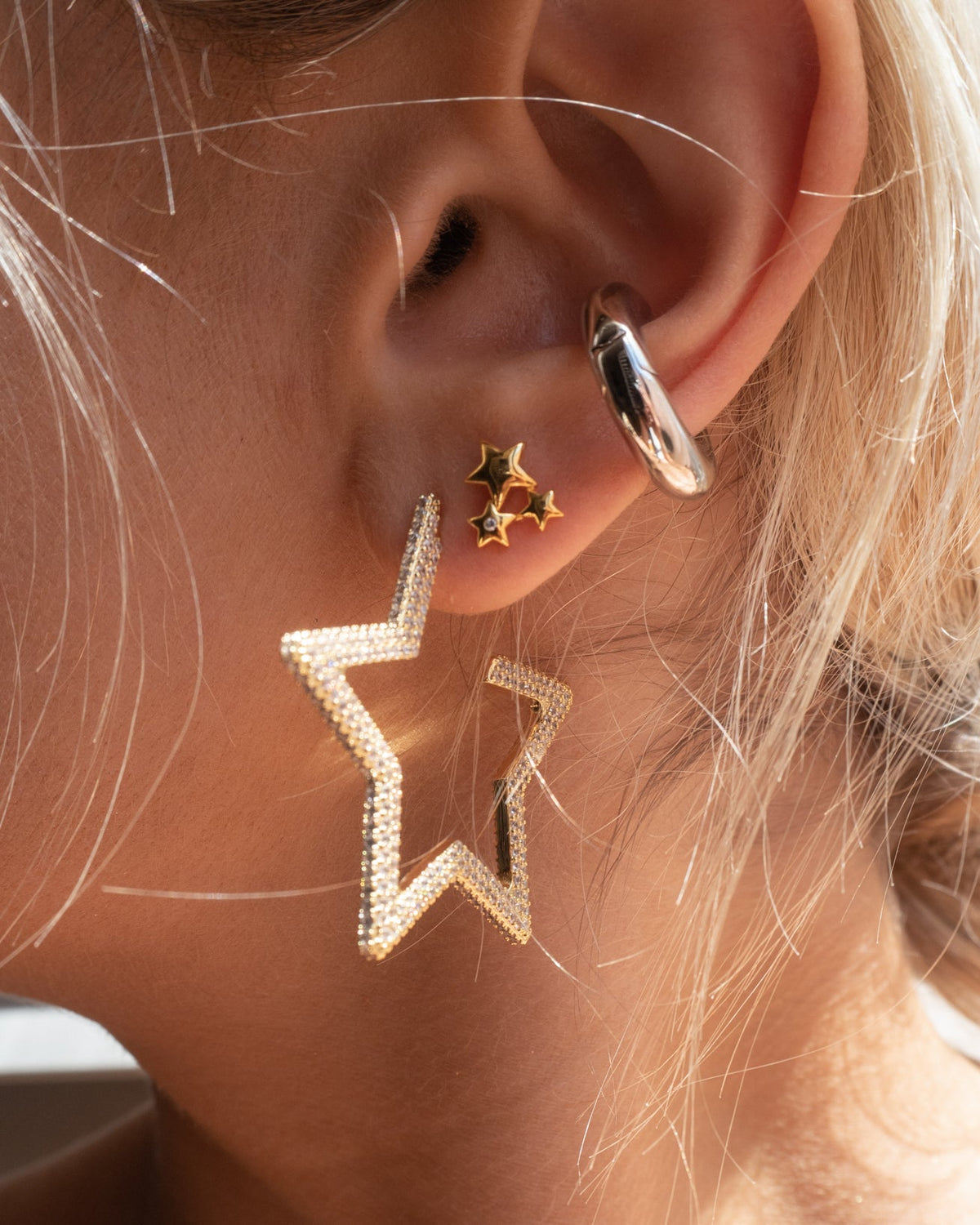 Amalfi Ear Cuff- Silver