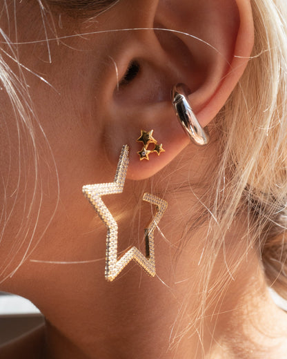 Amalfi Ear Cuff- Silver