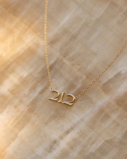 The Nameplate Necklace- Area Codes [Vintage]