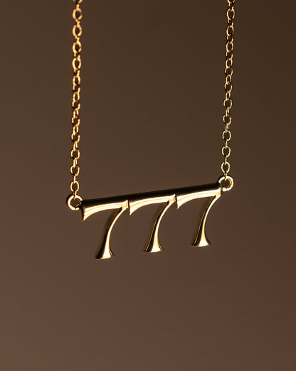 The Nameplate Necklace- Angel Numbers [Vintage]