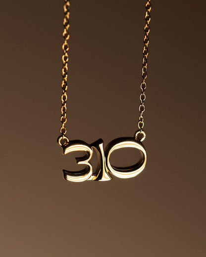 The Nameplate Necklace- Area Codes [Vintage]