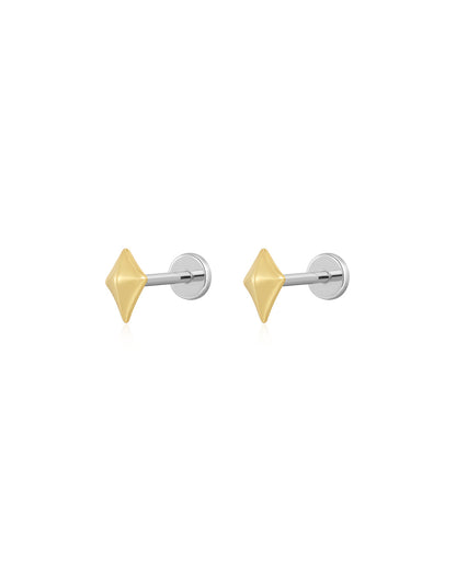 The Pyramid Star Studs