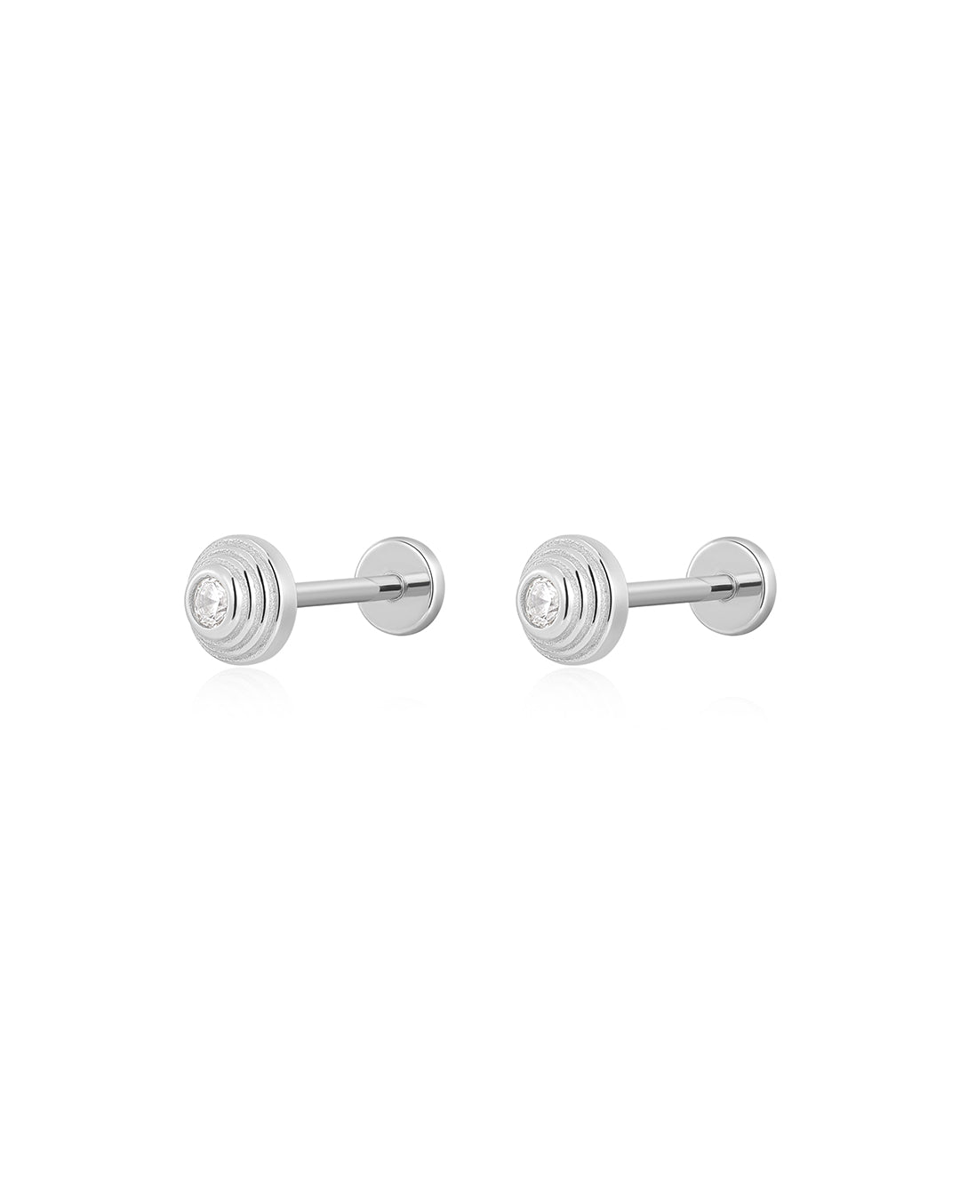 The Round Step Cut Studs