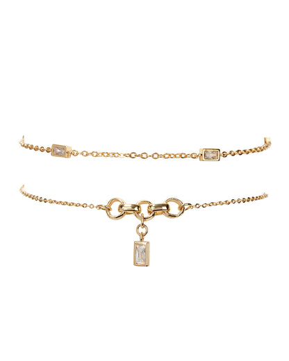 Sunrise on South Beach Anklet Set- Gold