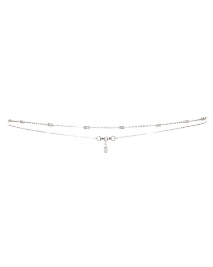 Sunrise on South Beach Belly Chain Set- Silver