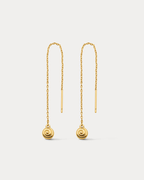 Seashell Threader Earrings