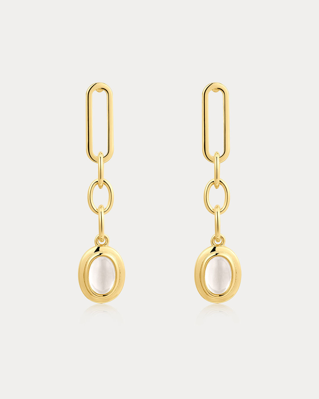 Sunset Stone Chain Studs