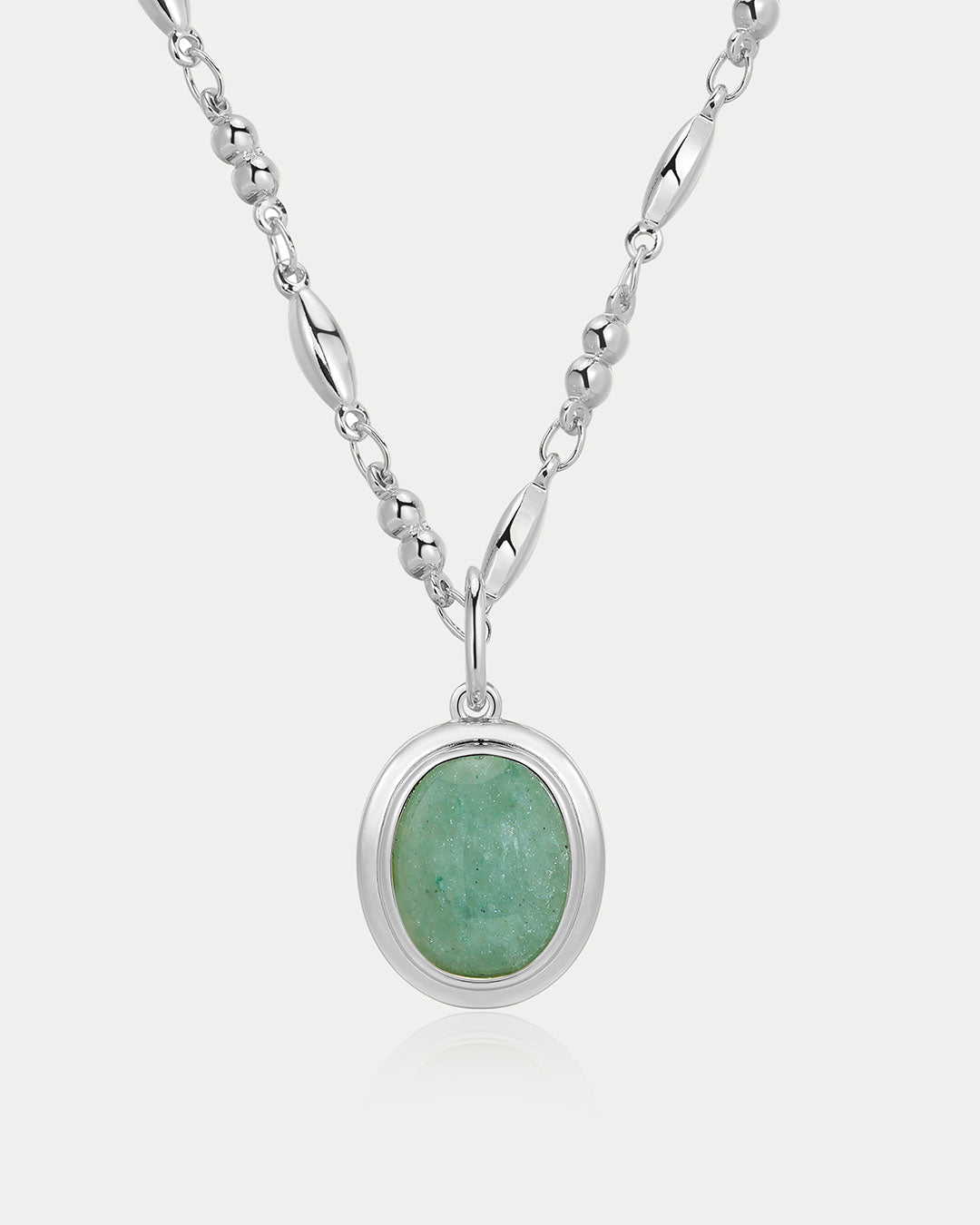 Sunset Stone Charm Necklace