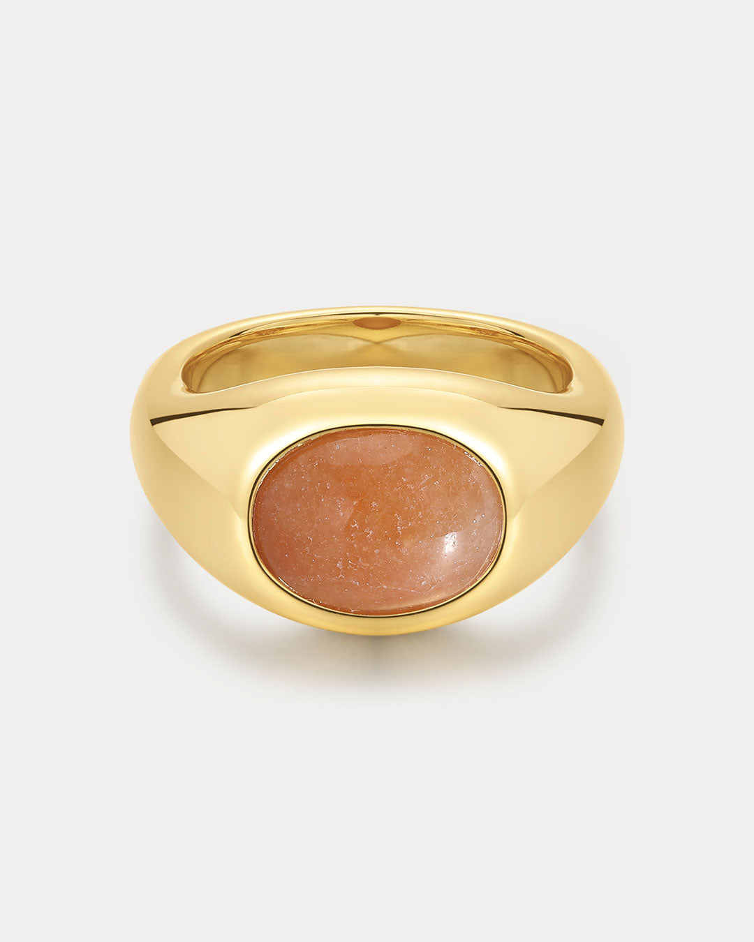 Sunset Stone Signet Ring