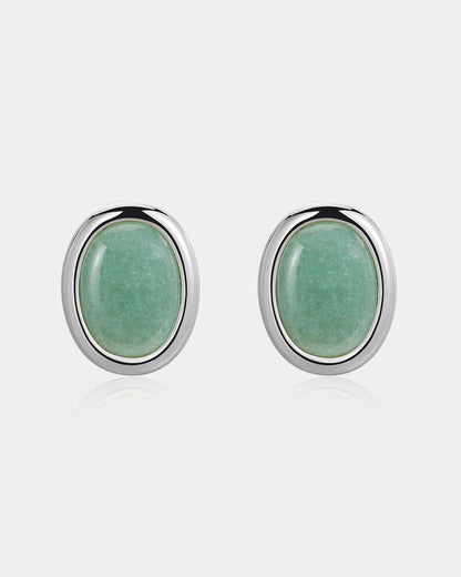 Sunset Stone Studs- Green