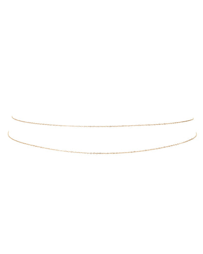 Take Me to the Bungalows Belly Chain- Gold