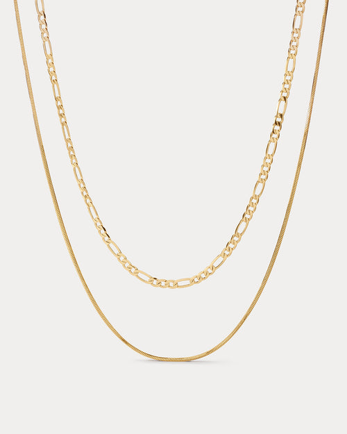 Cecilia Chain Necklace- Gold (Ships Early April)