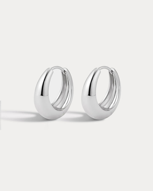 Marbella Hoops- Silver (Ships Early April)