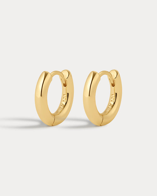 Plain Amalfi Huggies- Gold