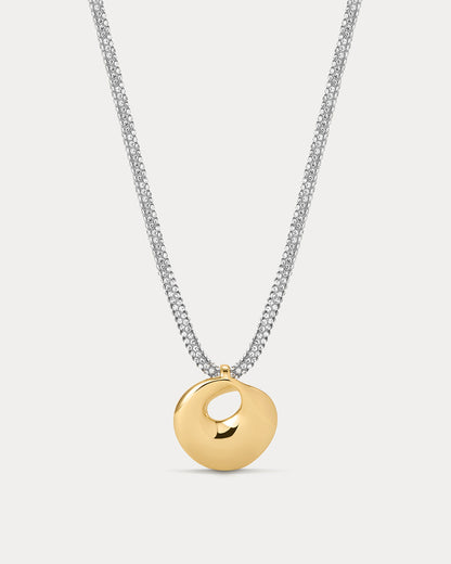 The Mercury Disc Sparkle Necklace