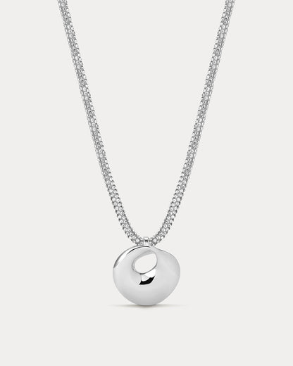The Mercury Disc Sparkle Necklace