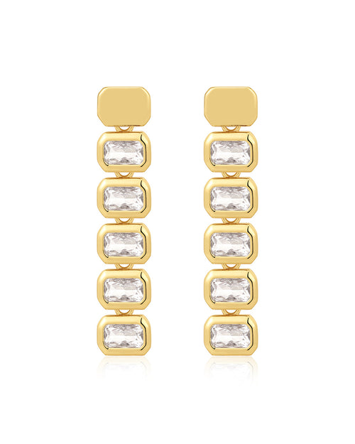 The Bianca Bezel Drop Studs