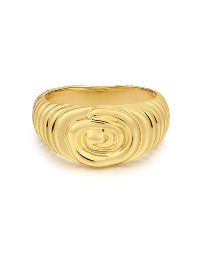 The Coquille Swirl Ring